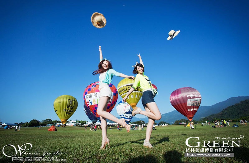 台東熱氣球拍攝